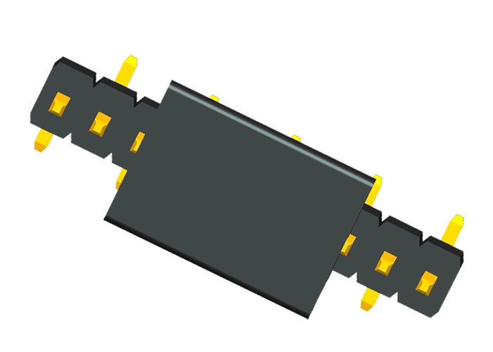 SMT رأس الدبوس 10 دبوس صف واحد CAP رأس زاوية الحق موصل الذهب فلاش