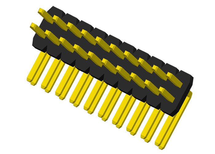 Çift Sıralı 1.27 Mm Pin Başlık Konnektörü Dik Açı Tipi 2x10