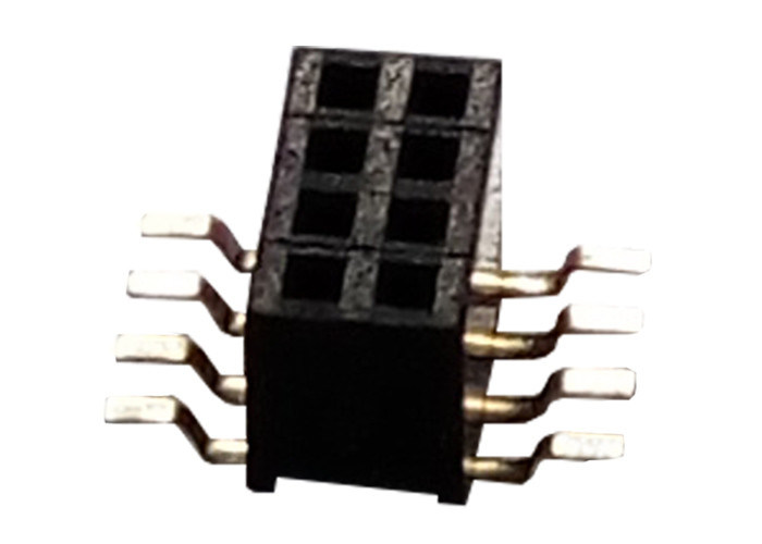 8 καρφιτσών θηλυκός επιγραφών τύπος 1.27mm X 3.4mm υπόλοιπου κόσμου SMT συνδετήρων ενιαίος