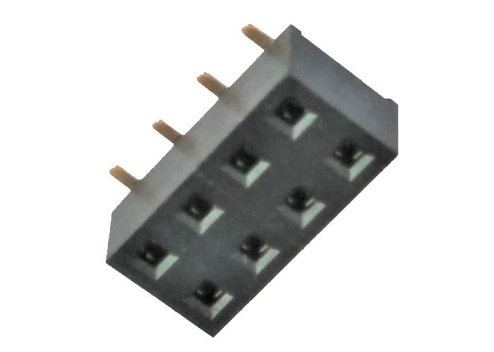 90 van de de Kopbalconnector2.54 Mm Dubbele Rij van de Graad zet de Vrouwelijke Speld Oppervlakte van SMT Speldkopbal op