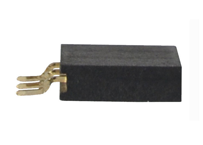 Соединитель по горизонтали СМТ заголовка одиночной строки женский соединитель тангажа 2,54 Мм