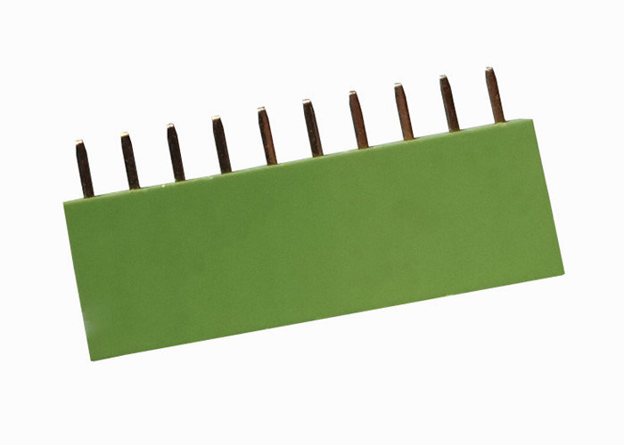 Doppio verde diritto del connettore dell'intestazione di fila 2,54 Pin femminile dell'intestazione 10 di millimetro