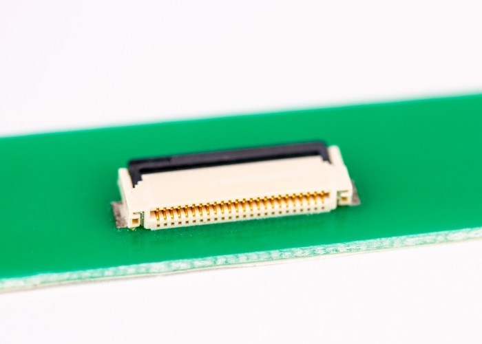 Conector da eletrônica FFC FPC, conector de cabo de Fpc com os condutores contínuos lisos