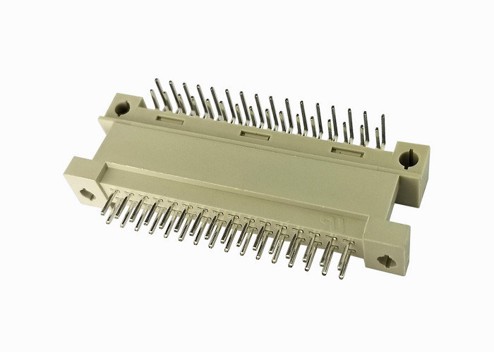 Encabeçamento masculino do PWB do conector reto do RUÍDO 41612 ouro/lata de 180 graus sobre o níquel