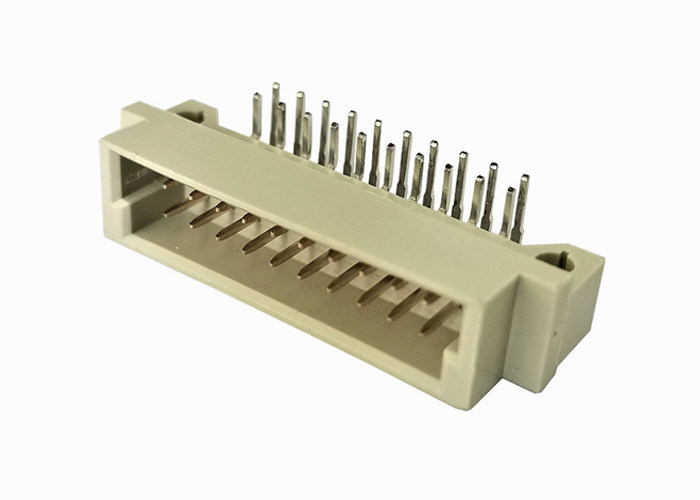 Çift Sıralı Pin Başlığı Konektörü DIN 41612 10 Pin Erkek Dik Açı Pcb Başlığı