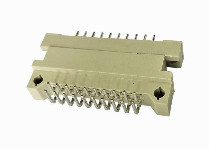 Çift Sıralı Pin Başlığı Konektörü DIN 41612 10 Pin Erkek Dik Açı Pcb Başlığı