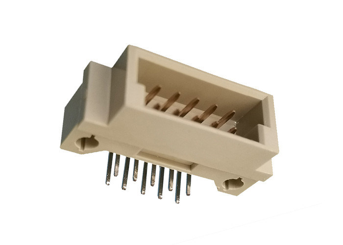 Rangée droite femelle de l'en-tête DIN 41612 180 Degre de Pin 2x5 double pour le panneau de carte PCB