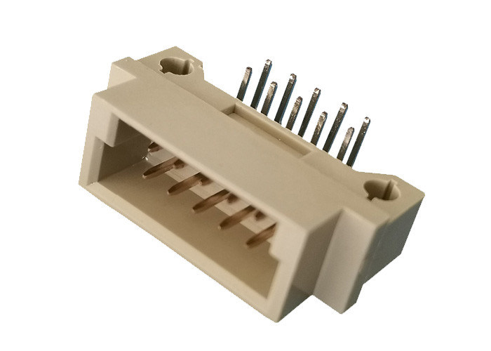 Rangée droite femelle de l'en-tête DIN 41612 180 Degre de Pin 2x5 double pour le panneau de carte PCB
