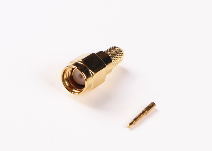 Impedancja 50 Ω Złącze anteny RF, złącze SMA do montażu w panelu dla przemysłu lotniczego i kosmicznego