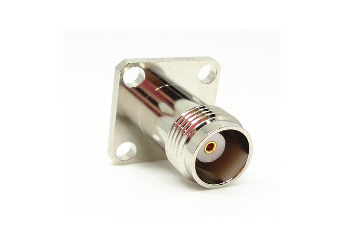 Złącze TNC RF z czterema otworami, kołnierzowe, żeńskie 50Ohm 11GHz do mikrofalówki