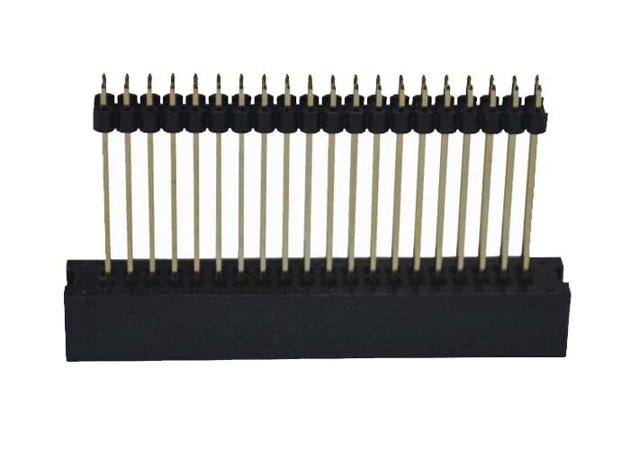 PCB-Raad 2,0 Mm-Hoogteschakelaar 40 het Type van Speldonderdompeling Dubbele Plastic Recht