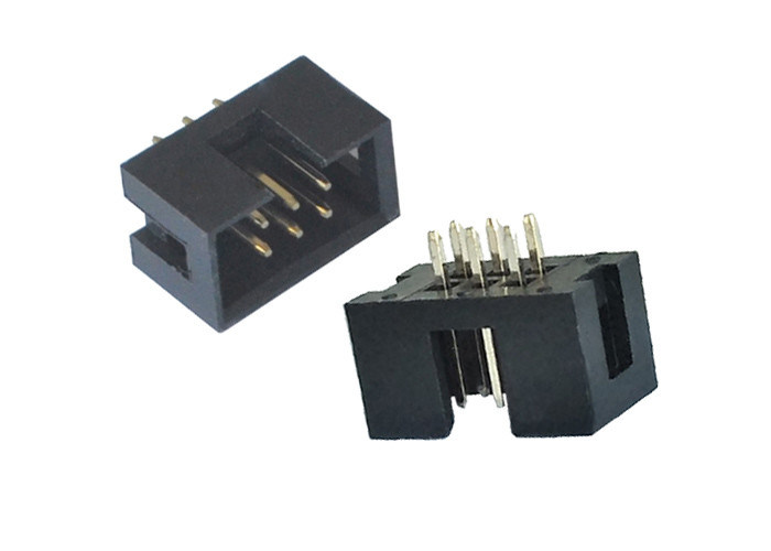 180 Grad-Kasten-Titel-Verbindungsstück BAD 2.54mm Neigung 6 gerade Art Pin