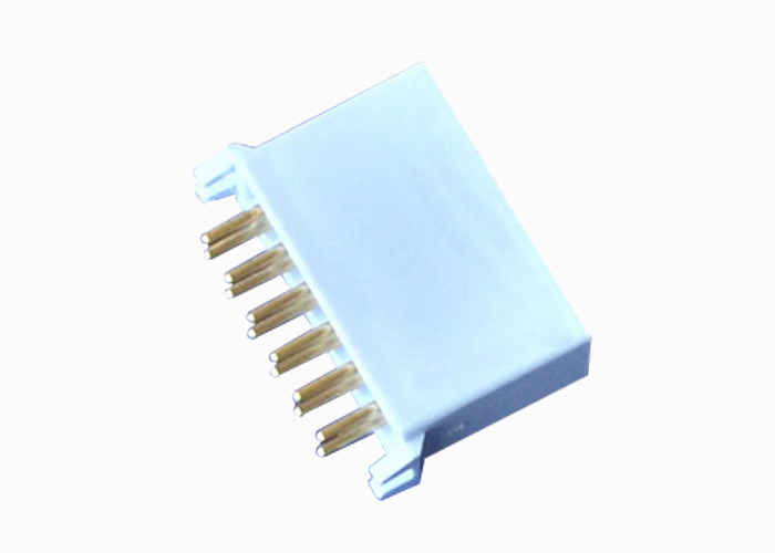 Caja recta de la INMERSIÓN 12 del Pin del conector azul del jefe tipo echada de 180 grados de 2.54m m