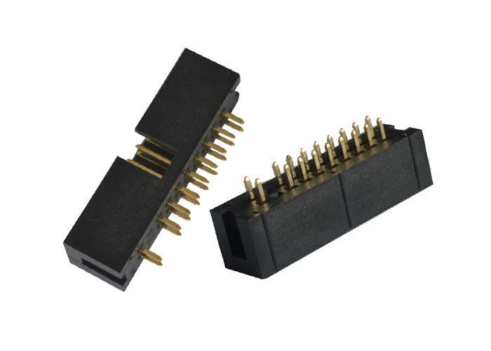 El Pin actual grande del conector 20 del jefe de la caja vacia 2 Pin derecho 2.54m m