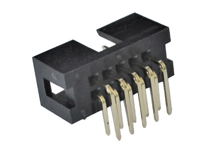 conector del jefe de la caja de 2.54m m 90 ﹣ 40℃ de los pernos 3.0AMP del jefe del grado a +105℃