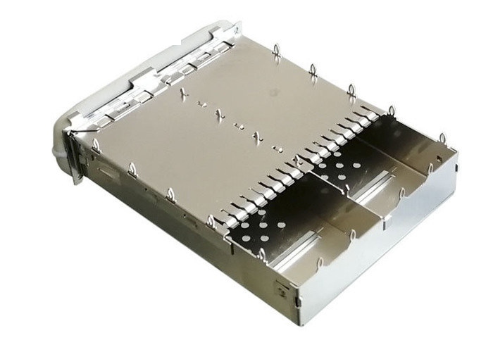 اتصال دهنده قفس QSFP14 SFP 2 پورت 1x2 اترنت Ganged 40G با استفاده از واشر EMI