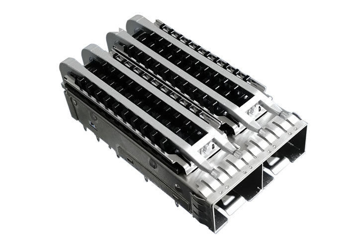 হিট সিঙ্ক লাইট পাইপ সহ ফিট 2 পোর্ট গঙ্গিত মহিলা এসএফপি খাঁচা টিপুন