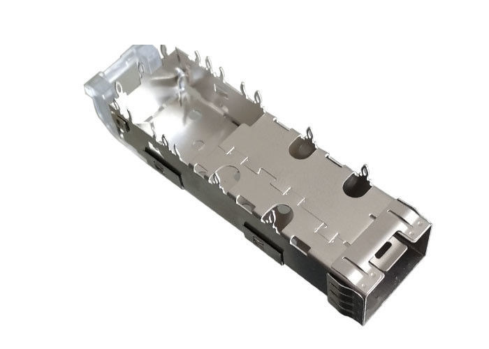 হালকা পাইপ এসএফপি কেজ সংযোগকারী প্যানেল গিগাবিট এথনেটের জন্য মাউন্ট কপার মিশ্রণ