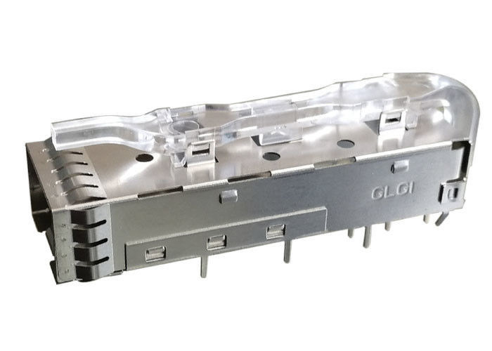 جمع کننده ارسال پین 3.0 میلی متر PIN 1 x 1 قفس SFP قفل با انگشت بهاری EMI لوله