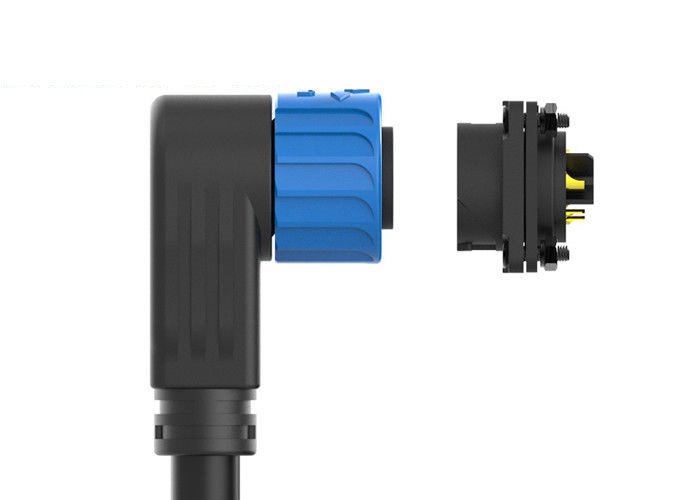 Αρσενική αδιάβροχη σφραγίδα σιλικόνης συνδετήρων καλωδίων κλειδώματος ώθησης IP67 M23 για τη χρέωση