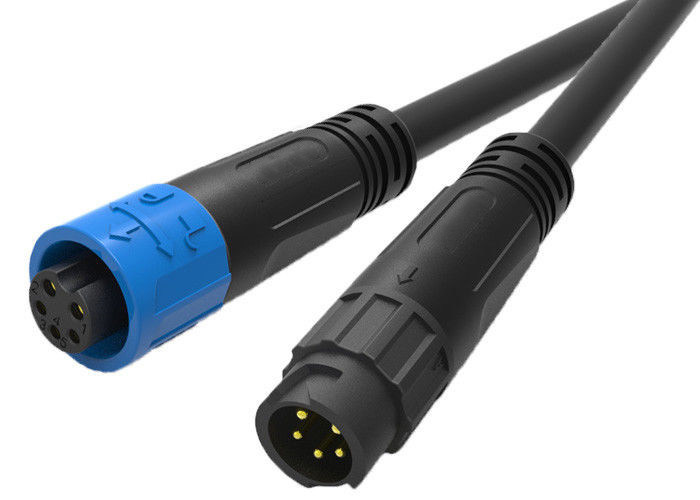 Les données de puissance combinées imperméabilisent le Pin de la baïonnette 5 de cable connecteur pour l'éclairage de LED