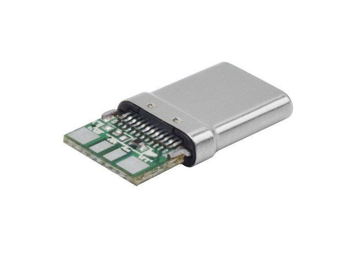 10 tipo artículo masculino del Usb 3,1 del Pin de la soldadura del conector de C para el teléfono móvil