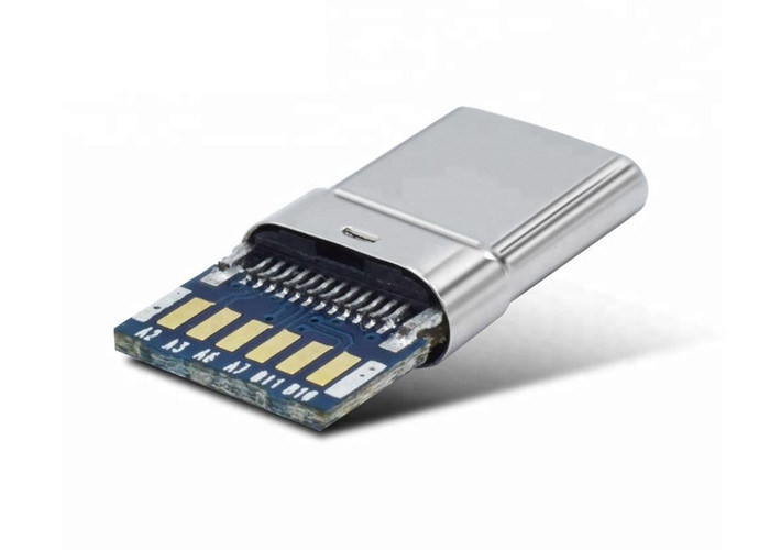 16 دبوس موصل USB 3.1 C ، موصل USB 3.0 نوع C مع لوحة PCB